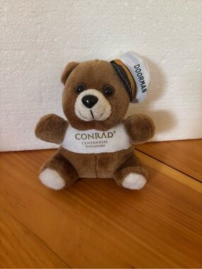 Conrad Centennial Singapore Doorman Teddy Bear Plush